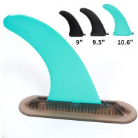 ครีบเดี่ยวสำหรับ Sup 99.510.8นิ้ว Longboard Fin PVC Surf Fin พร้อมสกรู Multicolor Surfboard Fin Sup Board อุปกรณ์เสริม