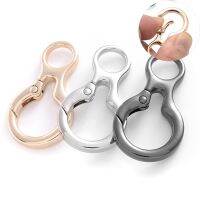 【CW】 5Pcs 38mm Round Metal Clasp Keychain Collar Carabiners Hooks Diy Accessories