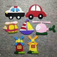 【YD】 Decoration Nonwowen Felt Car Airplane Bus Wall Stickers Blackboard Newspaper Classroom