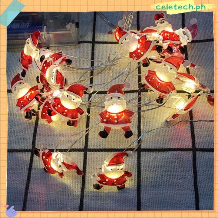 2M 20LED Santa Claus Snowflake Christmas Tree LED String Lights