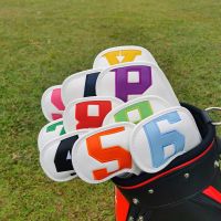 Color Digital Golf Iron Head Cover Iron Head Cover Wedge Cover Beautifully Embroidered Iron Cover