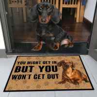 2021Dachshund Dog Doormat Dachshund 3D Printed My Dog Doormat Non Slip Door Floor Mats Decor Porch Doormat