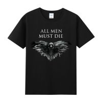 ย้อนยุคเสื้อยืดคอกลมแขนสั้นผู้ชาย A Song of Ice and Fire Game Thrones Three-Eyed RavenS-5XLS-5XL