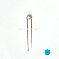 100PCS 3mm Round Blue LED Diode Super Bright Water Clear LED Light Lamp Blue color New WATTY Electronics