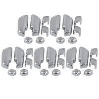 30Pcs Chrome Car Door Seat Adjust Buttons Switch for - E Class W204 W205 W212 W218 X204 X166