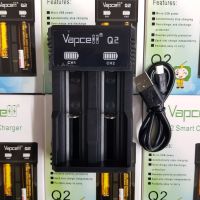 แท้100% Vapcell Q2 รางชาร์จVapcell Q2 สำหรับชาร์จถ่าน18650 3.7V