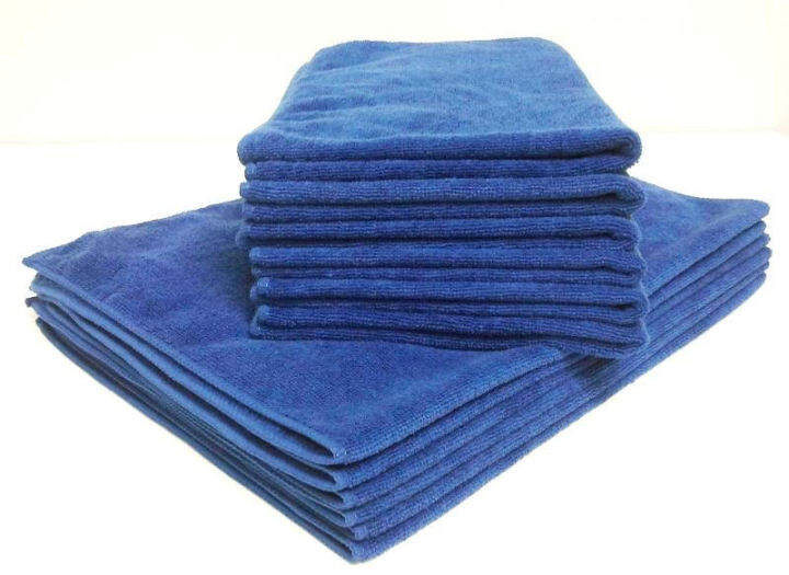 ผ้าไมโครไฟเบอร์-ผ้าเช็ดรถ-microfiber-cloth-35-35-cm