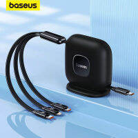 Baseus หด100วัตต์3 In 1สาย USB C สำหรับ 14 13สก์ท็อปชาร์จ USB Type C ค่าใช้จ่ายได้อย่างรวดเร็วสำหรับ ซัมซุง Xiaomi