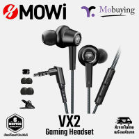 หูฟังเกมมิ่ง xMowi VX2 3.5mm. หูฟังสำหรับเล่นเกม หูฟังมีสาย หูฟังดูหนังฟังเพลง มีไมโครโฟน สายแข็งแรงทนทาน