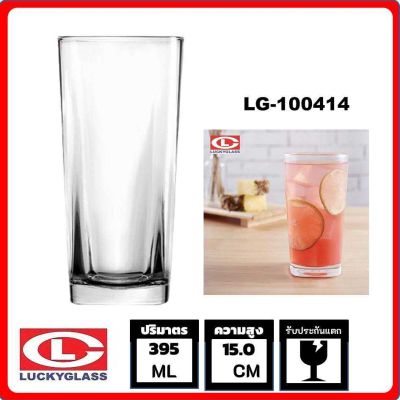Lucky Glass แก้วน้ำใส แก้วน้ำดื่ม LG-100414 แก้วเป็กช็อต classic shot glass 395 ML.