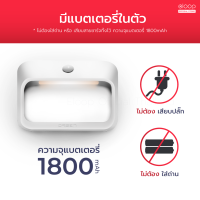 [ทักแชทรับคูปอง]  Eloop D1 ไฟเซ็นเซอร์ LED ตรวจจับความเคลื่อนไหว แบตในตัว 1800mAh ไฟกลางคืน เปิดปิดอัตโนมัติ ไฟอัจฉริยะ ไฟไร้สาย ไม่ต้องเสียบ