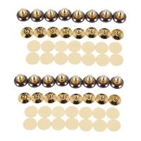 16 Set Golden-Plated Speaker Spikes, Speaker Stands CD Audio Subwoofer Amplifier Turntable Isolation Feet