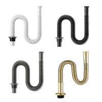 6 Colors Brass Retractable Basin Pop Up Tube Bathroom Sink Drain Hose Flexible Drainpipe Washbasin Wall Floor Flushing Pipe 80cm  by Hs2023