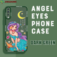 Jinsouwe เคสโทรศัพท์สำหรับ Samsung Galaxy เคส Galaxya70s Samsunga70s A70S สำหรับเด็กหญิงเด็กชายเคสการ์ตูนเจ้าหญิงยางนิ่มฝาครอบด้านหลัง