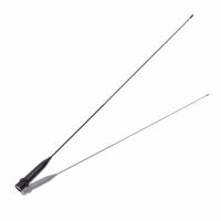 ABBREE AR-776 Titanium BNC 144/ 430MHz Dual Band Light flexible Antenna for IC-V85 TK308 IC-V8 IC-V82 Walkie Talkie