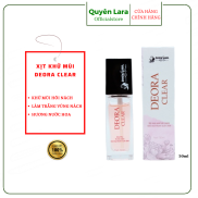 Xịt Khử Mùi Hương Nước Hoa Deora Clear,Đập Tan Hôi Nách, Thâm Nách