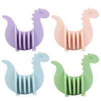 Dinosaur Teether Silicone Teething Toys For Babies Kids Teething Remote Teething Toys Soft-Textured Teether Kids Chew Toys Sensory Toys portable