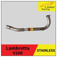 คอท่อ stainless Lambretta V200 Size 28 m.m.