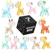 Mystery MINI ของเล่นน่ารัก LED Night Light MINI โคมไฟตั้งโต๊ะพับเดสก์ท็อปเครื่องประดับหนังสือ Light KID Room ข้างเตียงตกแต่งห้องนอน byft