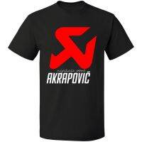 Fashion Popular Exhaust System  Akrapovic drop shipping MEN Print Man Short tshirt 5UBD