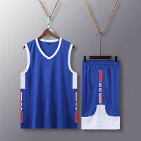 Basketball Sports Suit Mens Simple Vest Basketball Clothing Training Jersey Summer Youth Uniforms Loose Competition Trend