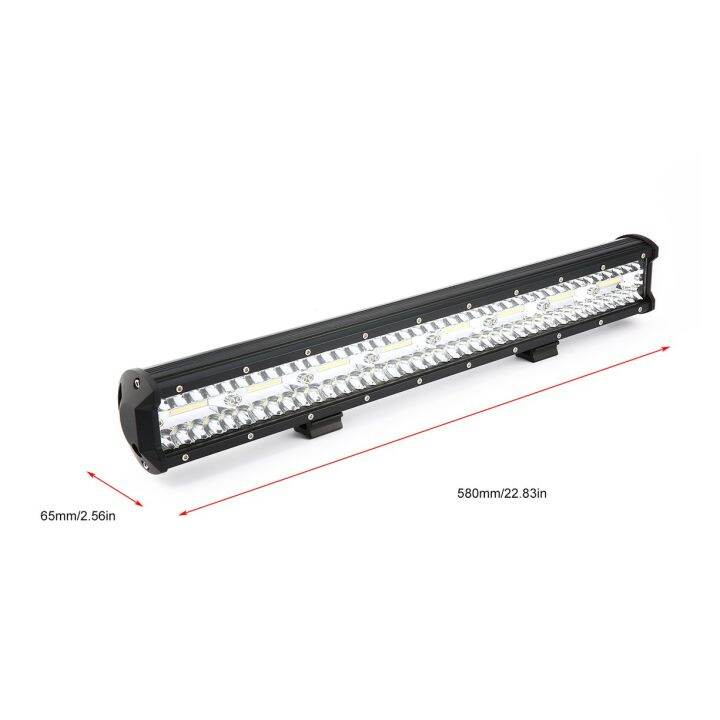 carcool-ไฟบาร์-led-ขนาด23นิ้ว-โคมไฟฟลัดไลท์สำหรับรถออฟโร้ด4wd-4x4รถบรรทุกรถจี๊ป-suv-งานทำเหมืองเรือไฟดาดฟ้าเรือ