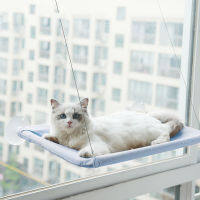 Cat Window Hammock Suction Cup ถอดล้างทำความสะอาดได้ สะดวกสบาย ติดหน้าต่าง Cat Hammock Bed สำหรับทุกฤดูกาล