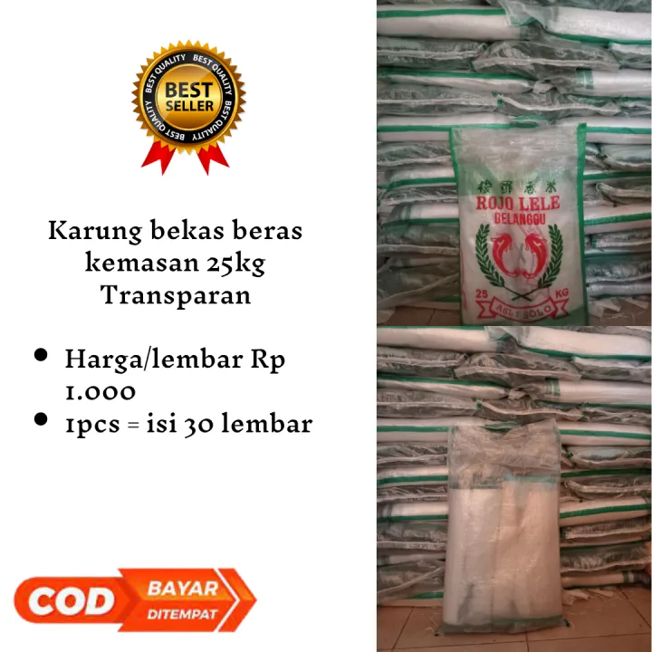 Karung 25kg Bekas - Isi 30lembar | Lazada Indonesia