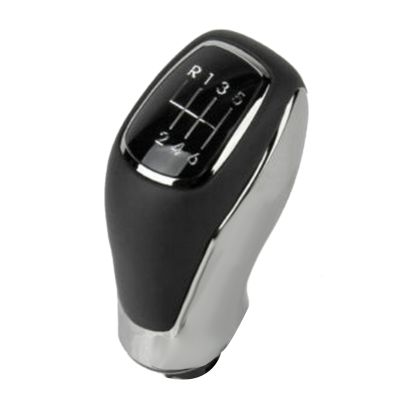 43711-2M400 Car 6-Speed Gear Shift Knob Trim for Hyundai Genesis Coupe 2013-2017 Chrome Shifter Lever Button Cover