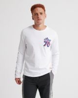 SUPERDRY DOWNHILL RACER LONG SLEEVE T-SHIRT - เสื้อแขนยาว สำหรับผู้ชาย สี Optic