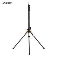 Andoer 190cm/74.8 Inch Portable Aluminum Alloy Photography Light Stand Reverse Folding Leg Stand 3-Section Flip Locks Design with 1/4 Inch Screw Thread for Ring Light Softbox Flash Light Reflector