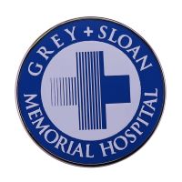 【CC】 Greys Anatomy   Memorial Hospital pin button badge