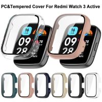 Soft TPU Case for Xiaomi Redmi Watch 3 Lite Active Full Cover Tempered Glass Film Bumper Shell for Red mi Watch3 Protective Case