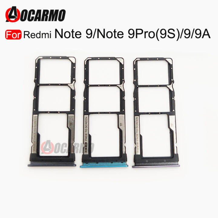 aocarmo-ซิมการ์ดถาดสำหรับ-xiaomi-redmi-หมายเหตุ-9-pro-note9-9s-9-9a-ซิมการ์ดถาดใส่อะแดปเตอร์ซ็อกเก็ต-fbgbxgfngfnfnx