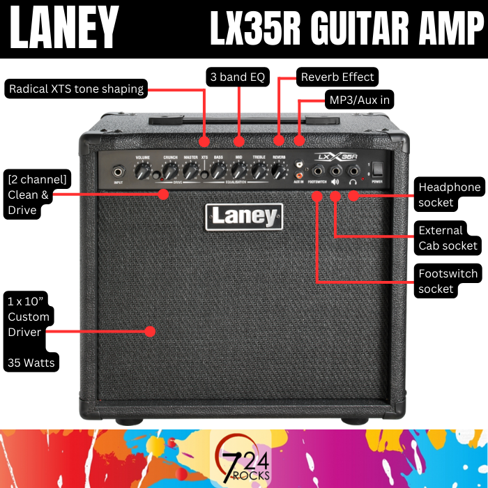 724ROCKS Laney amplifier Laney LX35R Guitar combo amp laney guitar amp laney guitar amplifier