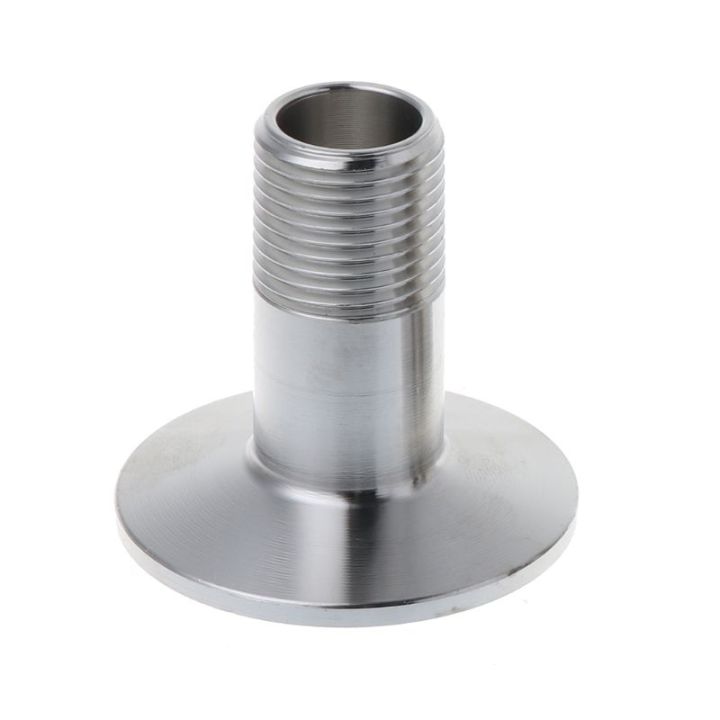 fonta-เครื่องมือ-shop-stainless-สตีลสุขาภิบาลชาย-threaded-ferrule-ปลายบากท่อ-tri-ตัวปรับแคลมป์ยึด