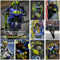 อัลตร้า HD Valentino Rossi Moto GP โปสเตอร์ผ้าใบพิมพ์ตกแต่งผนังศิลปะรูปภาพที่ทันสมัยครอบครัวห้องนอนตกแต่งที่นิยมแข่งงานศิลปะ