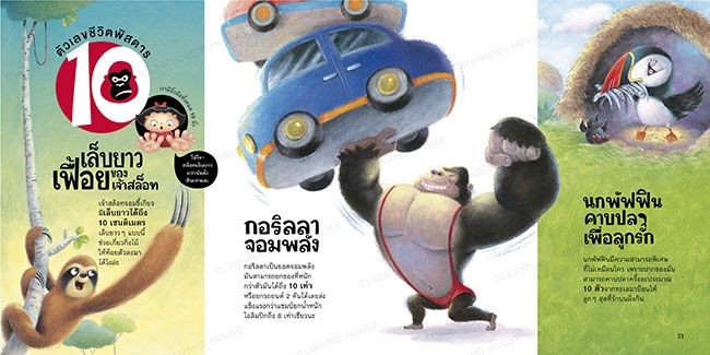 ห้องเรียน-หนังสือเด็ก-ตัวเลขชีวิตพิสดาร-ความรู้รอบตัว-เรียนรู้ชีวิตสัตว์โลกที่สัมพันธ์กับตัวเลขต่างๆ