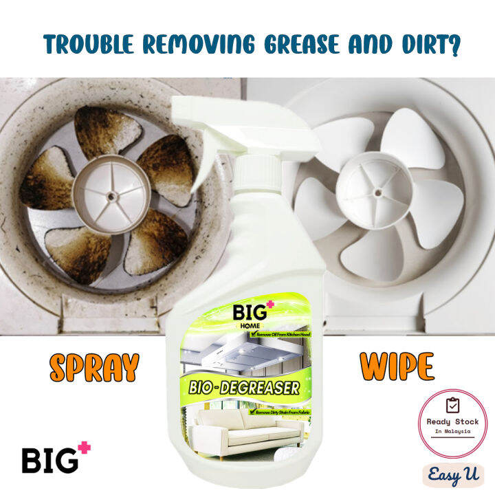 BIG+ BioDegreaser 500ml Clean Dirt Langsir Stain Grease Couch Sofa