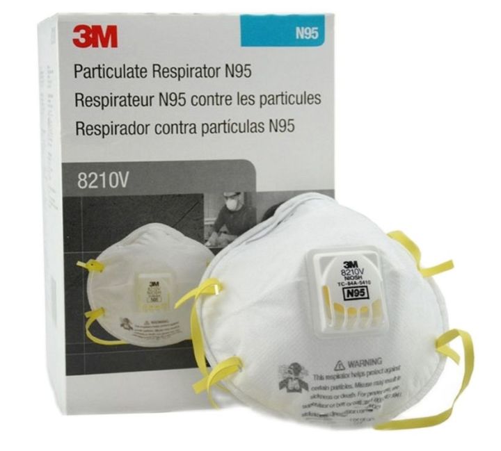 3m-8210v-n95-หน้ากากป้องกันฝุ่น-ละออง-แบบมีวาล์ว-n95