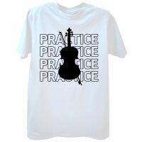 Ling Ling Violin Practice 40 Hours A Day T Shirts Streetwear Short Sleeve Birthday Gifts Summer Music T-shirt Mens Clothing