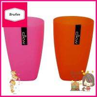 แก้วน้ำ PP 580ml DKW SQUARE ชมพู/ส้ม แพ็ค 2 ใบPP TUMBLER 580ml DKW SQUARE PINK/ORANGE PACK 2 **สอบถามเพิ่มเติมได้จ้า**