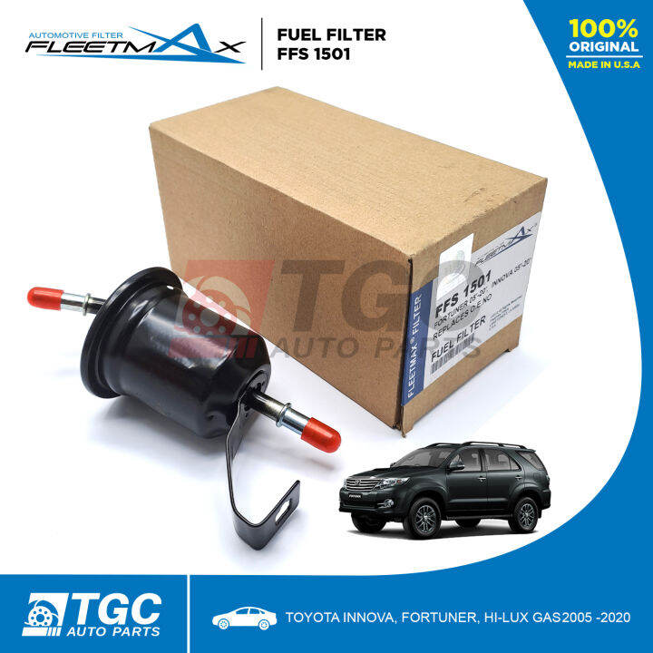 Fleetmax Fuel Filter / Fuel Cleaner TOYOTA INNOVA, FORTUNER, HILUX GAS