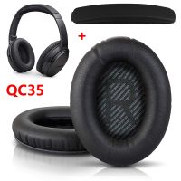 For BOS QC35 For Quietcomfort 35 35 Ii Headphones Replacement Ear Pads Cushion Earmuffs Earpads With Headband