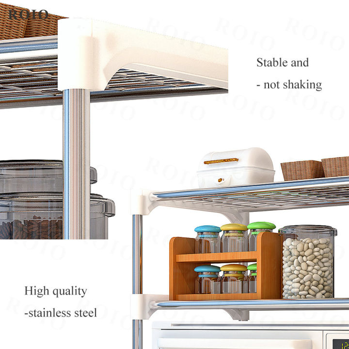 adjustable-stainless-steel-microwave-oven-shelf-detachable-rack-kitchen-tableware-shelves-home-bathroom-storage-rack-holder