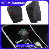 ปลอกหุ้มเกียร์หนังแท้สำหรับรถยนต์ Gear Head ปลอกหุ้มเกียร์สำหรับ Mitsubishi Outlander 2013-2020และอุปกรณ์เสริม