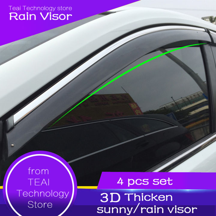 Rain visor For GWM Haval Jolion 2021 2022 2023 Car door Window Chrome ...