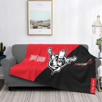 Throw Blankets for Home Bedding Couch Bedspreads Flannel Fleece Thunderdome Blanket 3D Printed Soft Warm Music Festival