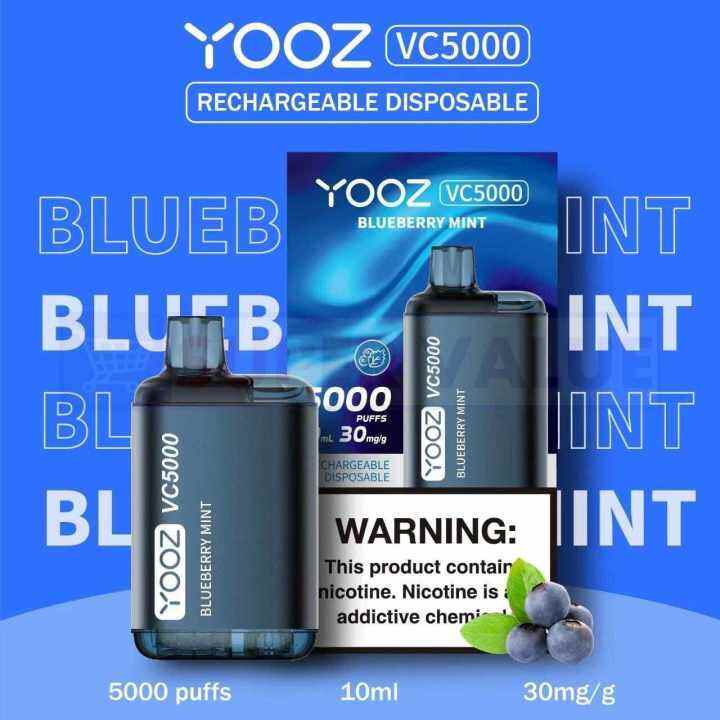 YOOZ VC5000 DISPOSABLE VAPE MALAYSIA VERSION 100 ORIGINAL NEW FLAVOUR