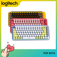 Logitech คีย์บอร์ดป๊อปคีย์บลูทูธไร้สาย,คีย์บอร์ดกลไก TTC สัมผัสได้สำหรับคอมพิวเตอร์โทรศัพท์มือถือและแท็บเล็ต